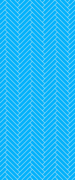 Blue Double Herringbone Tile Acrylic Shower Wall Panel 2440mm x 1220mm (3mm Thick) - CladdTech