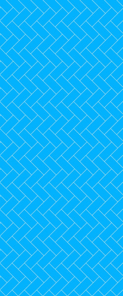 Blue Diagonal Herringbone Tile Acrylic Shower Wall Panel 2440mm x 1220mm (3mm Thick) - CladdTech
