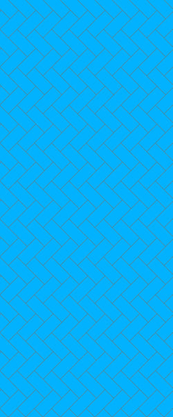Blue Diagonal Herringbone Tile Acrylic Shower Wall Panel 2440mm x 1220mm (3mm Thick) - CladdTech