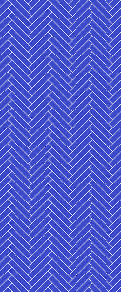 Blue Double Herringbone Tile Acrylic Shower Wall Panel 2440mm x 1220mm (3mm Thick) - CladdTech