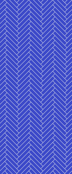 Blue Double Herringbone Tile Acrylic Shower Wall Panel 2440mm x 1220mm (3mm Thick) - CladdTech