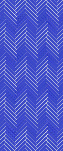 Blue Double Herringbone Tile Acrylic Shower Wall Panel 2440mm x 1220mm (3mm Thick) - CladdTech