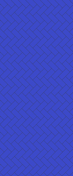 Blue Diagonal Herringbone Tile Acrylic Shower Wall Panel 2440mm x 1220mm (3mm Thick) - CladdTech