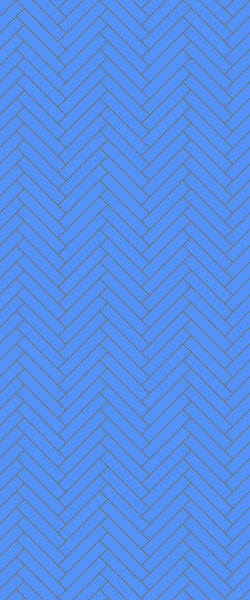 Blue Double Herringbone Tile Acrylic Shower Wall Panel 2440mm x 1220mm (3mm Thick) - CladdTech