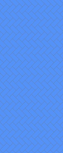 Blue Diagonal Herringbone Tile Acrylic Shower Wall Panel 2440mm x 1220mm (3mm Thick) - CladdTech