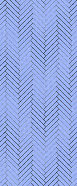 Blue Double Herringbone Tile Acrylic Shower Wall Panel 2440mm x 1220mm (3mm Thick) - CladdTech
