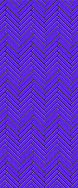 Blue Double Herringbone Tile Acrylic Shower Wall Panel 2440mm x 1220mm (3mm Thick) - CladdTech