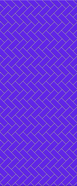 Blue Diagonal Herringbone Tile Acrylic Shower Wall Panel 2440mm x 1220mm (3mm Thick) - CladdTech