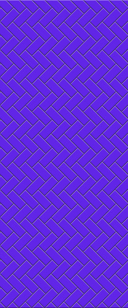 Blue Diagonal Herringbone Tile Acrylic Shower Wall Panel 2440mm x 1220mm (3mm Thick) - CladdTech