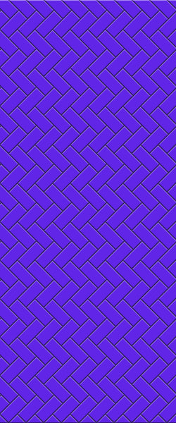 Blue Diagonal Herringbone Tile Acrylic Shower Wall Panel 2440mm x 1220mm (3mm Thick) - CladdTech