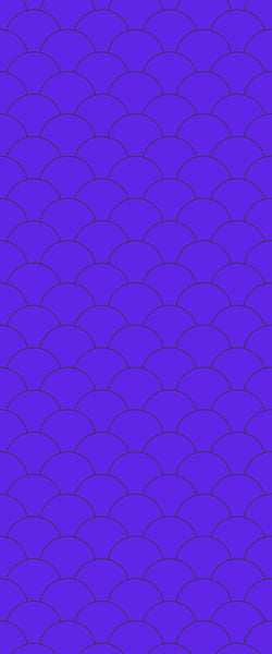 Blue Fishscales Acrylic Shower Wall Panel 2440mm x 1220mm (3mm Thick) - CladdTech