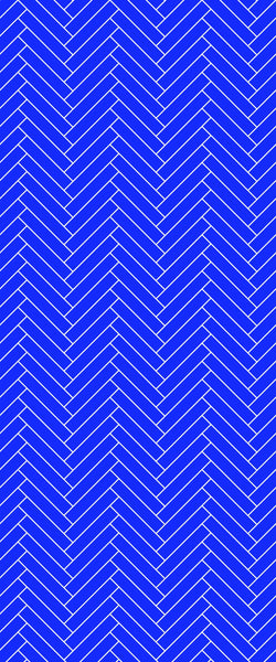 Blue Double Herringbone Tile Acrylic Shower Wall Panel 2440mm x 1220mm (3mm Thick) - CladdTech