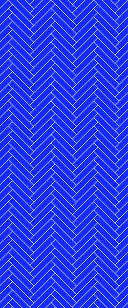 Blue Double Herringbone Tile Acrylic Shower Wall Panel 2440mm x 1220mm (3mm Thick) - CladdTech