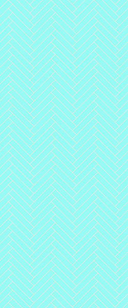 Blue Double Herringbone Tile Acrylic Shower Wall Panel 2440mm x 1220mm (3mm Thick) - CladdTech