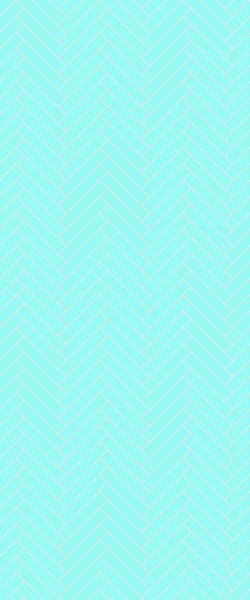 Blue Double Herringbone Tile Acrylic Shower Wall Panel 2440mm x 1220mm (3mm Thick) - CladdTech