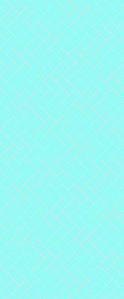 Blue Diagonal Herringbone Tile Acrylic Shower Wall Panel 2440mm x 1220mm (3mm Thick) - CladdTech