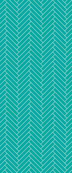 Blue Double Herringbone Tile Acrylic Shower Wall Panel 2440mm x 1220mm (3mm Thick) - CladdTech