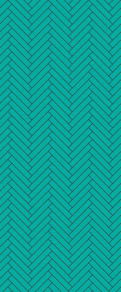 Blue Double Herringbone Tile Acrylic Shower Wall Panel 2440mm x 1220mm (3mm Thick) - CladdTech