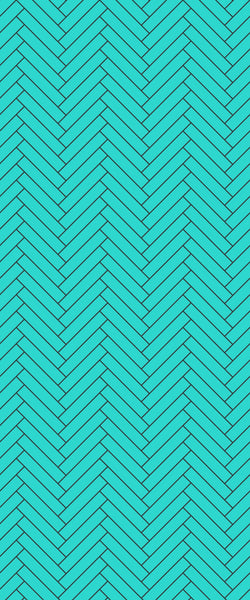 Blue Double Herringbone Tile Acrylic Shower Wall Panel 2440mm x 1220mm (3mm Thick) - CladdTech