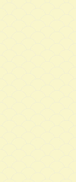 Yellow Fishscales Tile Acrylic Shower Panel 2440mm x 1220mm (3mm Thick) - CladdTech