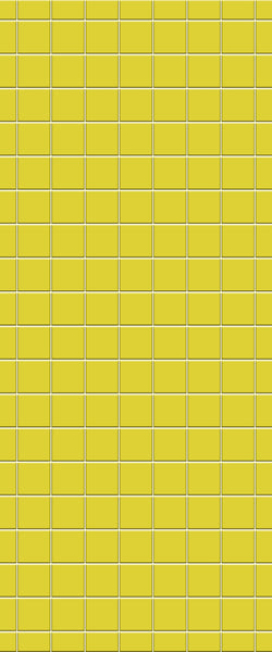 Yellow Checkerboard Tile Acrylic Shower Panel 2440mm x 1220mm ( 3mm Thick) - CladdTech