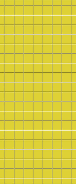 Yellow Checkerboard Tile Acrylic Shower Panel 2440mm x 1220mm ( 3mm Thick) - CladdTech