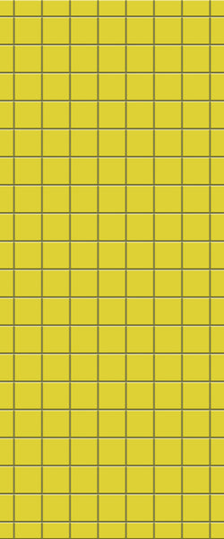 Yellow Checkerboard Tile Acrylic Shower Panel 2440mm x 1220mm ( 3mm Thick) - CladdTech