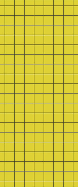 Yellow Checkerboard Tile Acrylic Shower Panel 2440mm x 1220mm ( 3mm Thick) - CladdTech