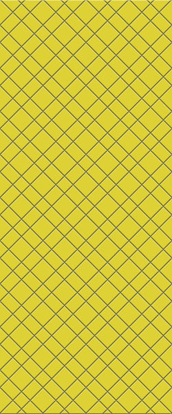 Yellow Basket Weave Tile Acrylic Shower Panel 2440mm x 1220mm ( 3mm Thick) - CladdTech