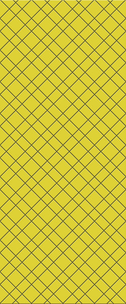 Yellow Basket Weave Tile Acrylic Shower Panel 2440mm x 1220mm ( 3mm Thick) - CladdTech
