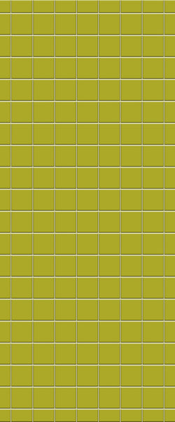 Yellow Checkerboard Tile Acrylic Shower Panel 2440mm x 1220mm ( 3mm Thick) - CladdTech