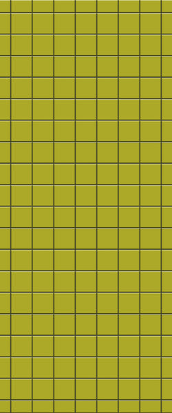 Yellow Checkerboard Tile Acrylic Shower Panel 2440mm x 1220mm ( 3mm Thick) - CladdTech