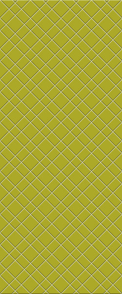 Yellow Basket Weave Tile Acrylic Shower Panel 2440mm x 1220mm ( 3mm Thick) - CladdTech