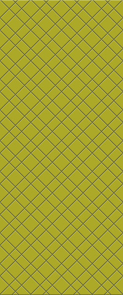 Yellow Basket Weave Tile Acrylic Shower Panel 2440mm x 1220mm ( 3mm Thick) - CladdTech