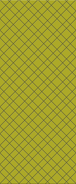 Yellow Basket Weave Tile Acrylic Shower Panel 2440mm x 1220mm ( 3mm Thick) - CladdTech