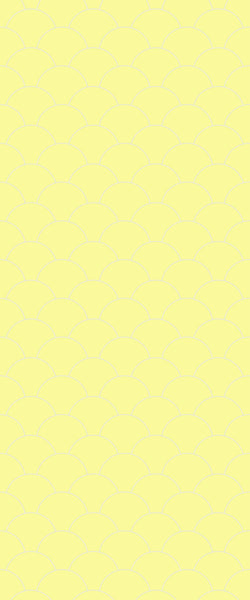 Yellow Fishscales Tile Acrylic Shower Panel 2440mm x 1220mm (3mm Thick) - CladdTech