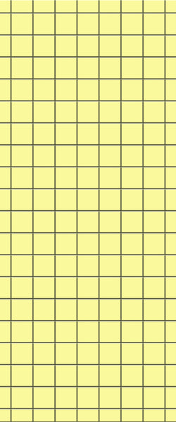 Yellow Checkerboard Tile Acrylic Shower Panel 2440mm x 1220mm ( 3mm Thick) - CladdTech