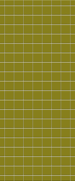 Yellow Checkerboard Tile Acrylic Shower Panel 2440mm x 1220mm ( 3mm Thick) - CladdTech