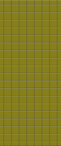 Yellow Checkerboard Tile Acrylic Shower Panel 2440mm x 1220mm ( 3mm Thick) - CladdTech