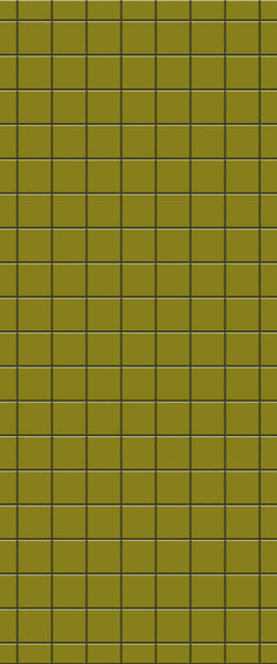 Yellow Checkerboard Tile Acrylic Shower Panel 2440mm x 1220mm ( 3mm Thick) - CladdTech