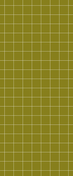 Yellow Checkerboard Tile Acrylic Shower Panel 2440mm x 1220mm ( 3mm Thick) - CladdTech