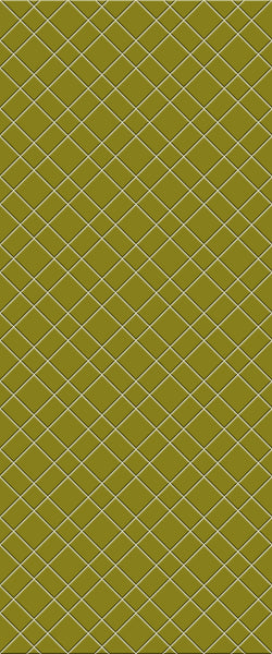Yellow Basket Weave Tile Acrylic Shower Panel 2440mm x 1220mm ( 3mm Thick) - CladdTech