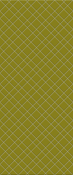 Yellow Basket Weave Tile Acrylic Shower Panel 2440mm x 1220mm ( 3mm Thick) - CladdTech