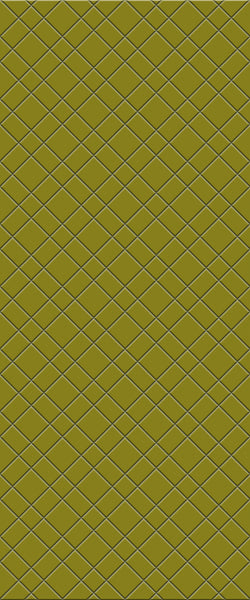 Yellow Basket Weave Tile Acrylic Shower Panel 2440mm x 1220mm ( 3mm Thick) - CladdTech