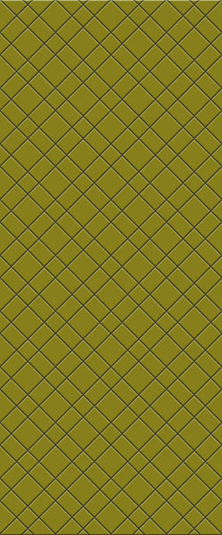 Yellow Basket Weave Tile Acrylic Shower Panel 2440mm x 1220mm ( 3mm Thick) - CladdTech