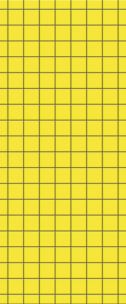 Yellow Checkerboard Tile Acrylic Shower Panel 2440mm x 1220mm ( 3mm Thick) - CladdTech
