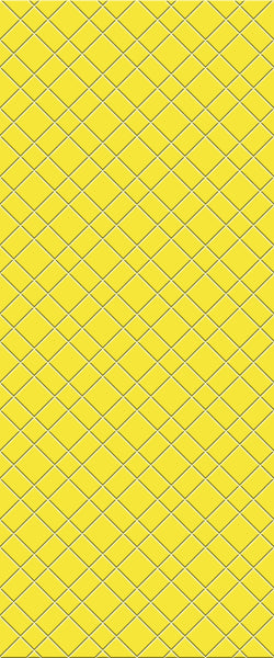 Yellow Basket Weave Tile Acrylic Shower Panel 2440mm x 1220mm ( 3mm Thick) - CladdTech