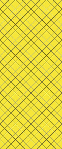 Yellow Basket Weave Tile Acrylic Shower Panel 2440mm x 1220mm ( 3mm Thick) - CladdTech