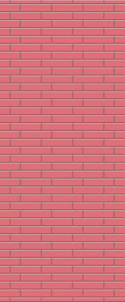 Red Brick Slip Tile Acrylic Shower Wall Panel 2440mm x 1220mm ( 3mm Thick) - CladdTech
