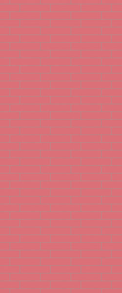 Red Brick Slip Tile Acrylic Shower Wall Panel 2440mm x 1220mm ( 3mm Thick) - CladdTech